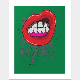 Lips Posters and Art